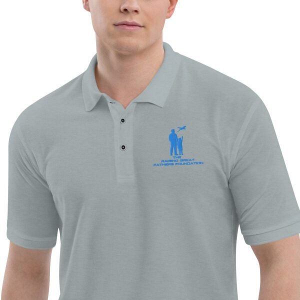Raising Great Father's Men's Premium Polo - Image 8
