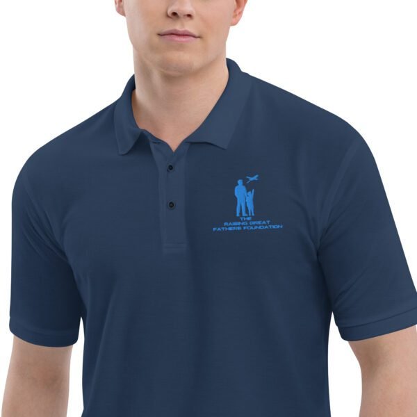 Raising Great Father's Men's Premium Polo - Image 4